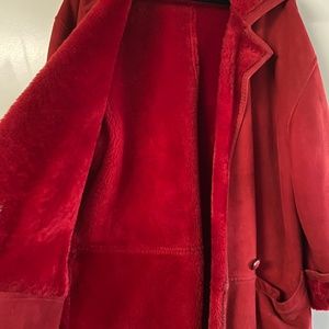 Gianni Versace genuine shearling coat